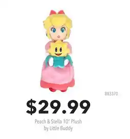 GameStop Peach & Stella 10 Plush by Little Buddy offer