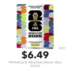 GameStop FIFA World Cup 26 - Official Sticker Collection - Album by Panini offer