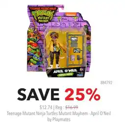GameStop Teenage Mutant Ninja Turtles Mutant Mayhem - April O'Neil by Playmates offer