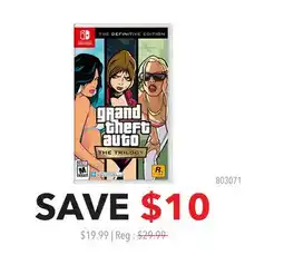 GameStop GRAND THEFT AUTO THE TRILOGY offer