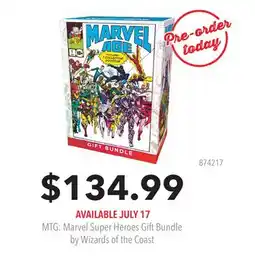 GameStop MTG: Marvel Super Heroes Gift Bundle by Wizards of the Coast offer