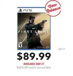GameStop First Light PS5 offer