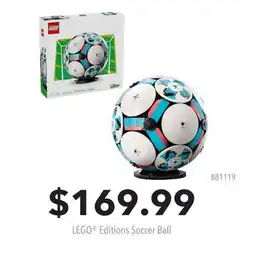 GameStop LEGO Editions Soccer Ball offer