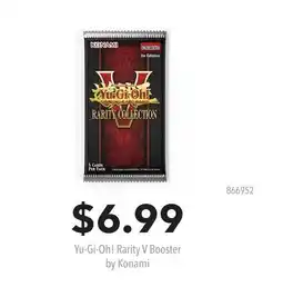 GameStop Yu-Gi-Oh! Rarity V Booster by Konami offer