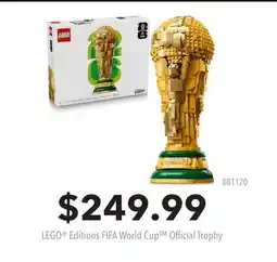GameStop LEGO Editions FIFA World Cup Official Trophy offer