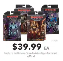 GameStop Masters of the Universe Chronicles Action Figure Assortment by Mattel offer