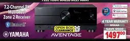 2001 Audio Video RXA4A 7.2 Channel 8K Music Cast Zone 2 Receiver offer