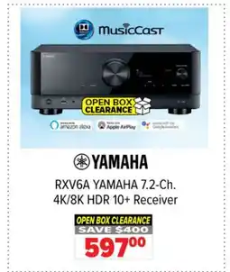 2001 Audio Video RXV6A YAMAHA 7.2-Ch. 4K/8K HDR 10+ Receiver offer