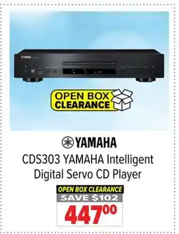 2001 Audio Video CDS303 YAMAHA Intelligent Digital Servo CD Player offer