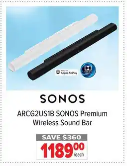 2001 Audio Video Premium Wireless Sound Bar offer