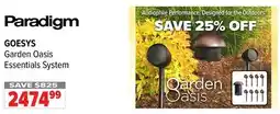 2001 Audio Video GOESYS Garden Oasis Essentials System offer