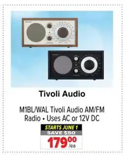 2001 Audio Video M1BL/WAL Tivoli Audio AM/FM Radio offer