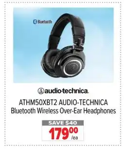 2001 Audio Video ATHM50XBT2 AUDIO-TECHNICA Bluetooth Wireless Over-Ear Headphones offer