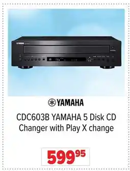 2001 Audio Video CDC603B YAMAHA 5 Disk CD Changer with Play X change offer