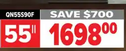 2001 Audio Video QN55S90F SAMSUNG OLED 4K VISION AI SMART TV 55 offer