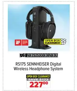 2001 Audio Video RS175 SENNHEISER Digital Wireless Headphone System offer