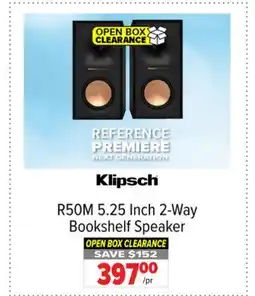 2001 Audio Video R50M 5.25 Inch 2-Way Bookshelf Speaker offer