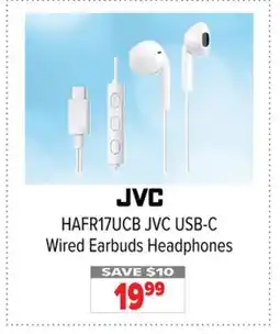 2001 Audio Video HAFR17UCB JVC USB-C Wired Earbuds Headphones offer