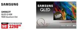 2001 Audio Video SAMSUNG QN98Q7F QLED Q HDR 1500 Quantum Dot 98 offer