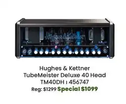 Long & McQuade Hughes & Kettner TubeMeister Deluxe 40 Head offer