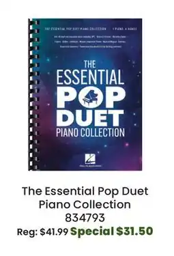 Long & McQuade The Essential Pop Duet Piano Collection offer