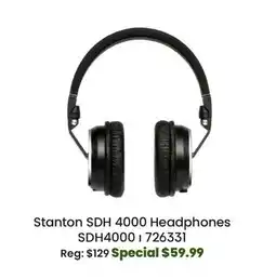 Long & McQuade Stanton SDH4000 Headphone offer