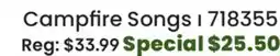 Long & McQuade Campfire Songs offer