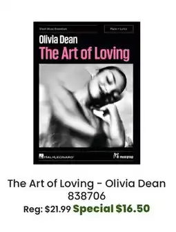 Long & McQuade Hal Leonard The Art of Loving - Dean - Piano/Lyrics - Book offer