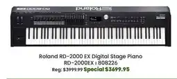 Long & McQuade Roland RD-2000 EX Digital Stage Piano offer
