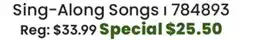 Long & McQuade Sing-Along Songs offer