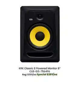 Long & McQuade KRK Classic 8 Powered Monitor 8'' offer