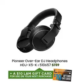 Long & McQuade Pioneer DJ HDJ-X5 Over-ear DJ Headphones - Black offer