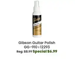 Long & McQuade Gibson Guitar Polish offer