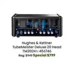 Long & McQuade Hughes & Kettner TubeMeister Deluxe 20 Head offer