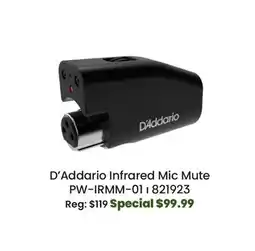 Long & McQuade Infrared Microphone Mute offer