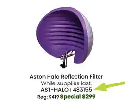 Long & McQuade Aston Halo Reflection Filter offer