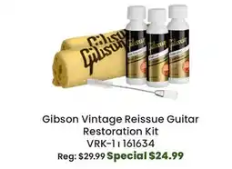 Long & McQuade Gibson Vintage Reissue Guitar Restoration Kit offer
