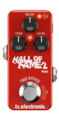 Long & McQuade TC Electronic Hall of Fame 2 Mini Reverb Pedal offer