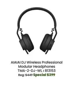 Long & McQuade AIAIAI TMA-2 DJ Wireless Professional Modular Headphones offer