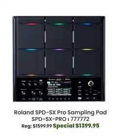Long & McQuade Roland SPD-SX Pro Percussion Sampling Pad offer