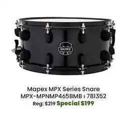 Long & McQuade Mapex MPX Series 14x6.5'' Maple/Poplar Snare Drum offer