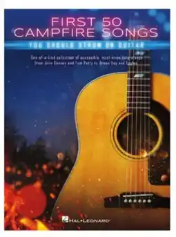 Long & McQuade First 50 Campfire Songs You Should Strum on Guitar - Guitar/Lyrics - Book offer