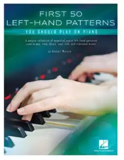 Long & McQuade Hal Leonard First 50 Left-Hand Patterns You Should Play on Piano - Watson - Book offer
