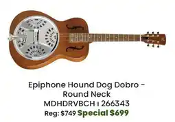 Long & McQuade Epiphone Hound Dog Dobro - Round Neck offer