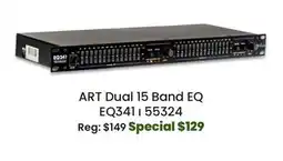 Long & McQuade ART Pro Audio Dual 15 band EQ offer