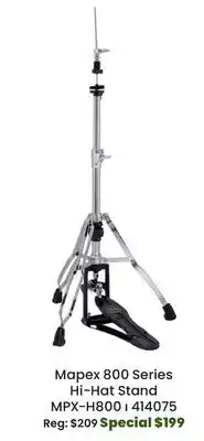 Long & McQuade Mapex 800 Series Hi-Hat Stand - Chrome offer