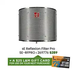 Long & McQuade sE Electronics Reflexion Filter Pro offer