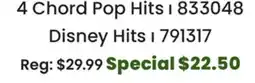 Long & McQuade 4 Chord Pop Hits offer