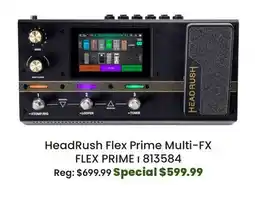 Long & McQuade HeadRush Flex Prime Compact Multi-FX Processor offer