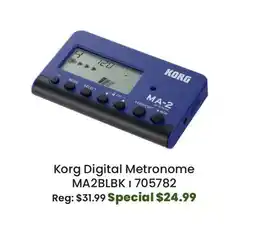 Long & McQuade Korg Digital Metronome offer